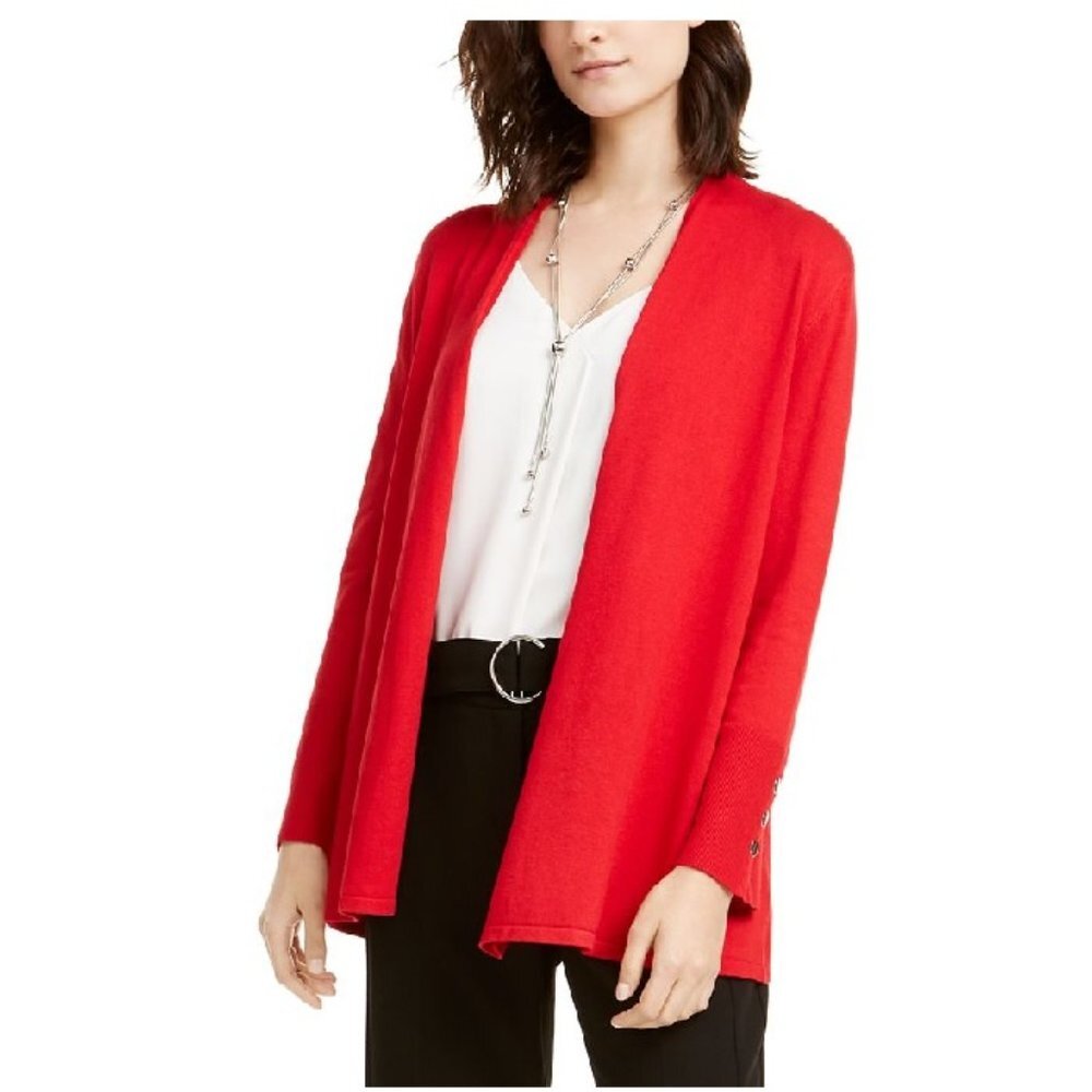 Alfani Snap-Sleeve Open Cardigan
